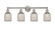 Edison Four Light Bath Vanity in Brushed Satin Nickel (405|616-4W-SN-G559-5ME)