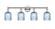 Edison Four Light Bath Vanity in Polished Nickel (405|616-4W-PN-G559-5BL)