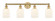 Edison Four Light Bath Vanity in Brushed Brass (405|616-4W-BB-G559-5GWH)