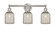 Edison Three Light Bath Vanity in Brushed Satin Nickel (405|616-3W-SN-G559-5ME)