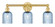 Edison Three Light Bath Vanity in Satin Gold (405|616-3W-SG-G559-5BL)