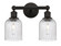 Edison Two Light Bath Vanity in Oil Rubbed Bronze (405|616-2W-OB-G559-5SDY)