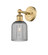 Edison One Light Wall Sconce in Brushed Brass (405|616-1W-BB-G559-5SM)
