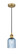 Edison One Light Mini Pendant in Brushed Brass (405|616-1P-BB-G559-5BL)