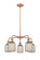 Ballston Five Light Chandelier in Antique Copper (405|516-5CR-AC-G559-5ME)