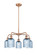 Ballston Five Light Chandelier in Antique Copper (405|516-5CR-AC-G559-5BL)