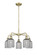 Ballston Five Light Chandelier in Antique Brass (405|516-5CR-AB-G559-5SM)