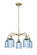 Ballston Five Light Chandelier in Antique Brass (405|516-5CR-AB-G559-5BL)