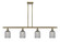 Ballston Four Light Island Pendant in Antique Brass (405|516-4I-AB-G559-5SM)