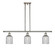 Ballston Three Light Island Pendant in Polished Nickel (405|516-3I-PN-G559-5SM)