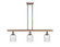 Ballston Three Light Island Pendant in Antique Copper (405|516-3I-AC-G559-5SDY)