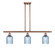 Ballston Three Light Island Pendant in Antique Copper (405|516-3I-AC-G559-5BL)