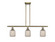 Ballston Three Light Island Pendant in Antique Brass (405|516-3I-AB-G559-5ME)