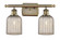 Ballston Two Light Bath Vanity in Antique Brass (405|516-2W-AB-G559-5ME)
