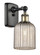 Ballston One Light Wall Sconce in Black Antique Brass (405|516-1W-BAB-G559-5ME)