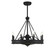 Lyon Eight Light Fan D'lier in Matte Black (51|39-FD-124-89)