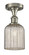 Ballston One Light Semi-Flush Mount in Brushed Satin Nickel (405|516-1C-SN-G559-5ME)
