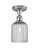 Ballston One Light Semi-Flush Mount in Polished Chrome (405|516-1C-PC-G559-5SM)