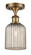 Ballston One Light Semi-Flush Mount in Brushed Brass (405|516-1C-BB-G559-5ME)