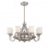 Etesian Eight Light Fan D'lier in Satin Nickel (51|36-329-FD-SN)
