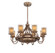 Etesian LED Fan D'Lier in Burnished Russet (51|36-329-FD-21)