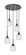 Downtown Urban Five Light Pendant in Matte Black (405|323-5P-BK-G323-5CL)