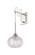 Downtown Urban One Light Wall Sconce in Polished Nickel (405|323-1W-PN-G323-7CL)
