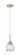 Downtown Urban One Light Pendant in Brushed Satin Nickel (405|323-1P-SN-G323-6CL)