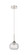 Downtown Urban One Light Pendant in Polished Nickel (405|323-1P-PN-G323-7CL)