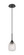 Downtown Urban One Light Pendant in Matte Black (405|323-1P-BK-G323-5CL)