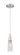 Downtown Urban One Light Mini Pendant in Brushed Satin Nickel (405|322-1P-SN-G322-3CL)