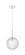 Downtown Urban One Light Mini Pendant in Polished Nickel (405|321-1P-PN-G320-10CL-PN)