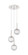 Downtown Urban Three Light Pendant in Polished Nickel (405|320-3P-PN-G320-6CL-PN)