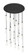 Downtown Urban 21 Light Pendant in Matte Black (405|148BK-B-21P-BK-G434-12CL)