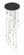 Downtown Urban 13 Light Pendant in Matte Black (405|132BK-B-13P-BK-G434-12WH)