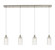 Downtown Urban Four Light Linear Pendant in Brushed Satin Nickel (405|124B-4P-SN-G434-7DE)