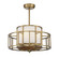 Oslo LED Fan D'Lier in Warm Brass (51|30-FD-126-322)