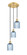 Ballston Three Light Pendant in Satin Gold (405|113B-3P-SG-G559-5BL)