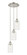 Downtown Urban Three Light Pendant in Polished Nickel (405|113B-3P-PN-G434-7CL)