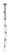 Downtown Urban Six Light Pendant in Brushed Brass (405|106B-6P-BB-G434-7CL)