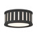 Kendal Two Light Flush Mount in Black Forged (60|KEN-2200-BF)