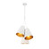 Alston Three Light Pendant in Matte White + Antique Gold (60|8684-MT-GA)