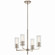 Velestino Four Light Chandelier in Polished Nickel (12|52678PN)