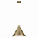 Zailey One Light Pendant in Natural Brass (12|52177NBR)