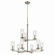 Crosby Nine Light Chandelier in Brushed Nickel (12|44014NI)