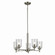 Shailene Five Light Chandelier in Brushed Nickel (12|43671NICLR)