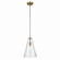 Everly One Light Pendant in Natural Brass (12|42199NBRCS)