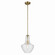 Everly One Light Pendant in Natural Brass (12|42141NBRCS)