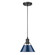 Orwell One Light Mini Pendant in Matte Black (62|3306-S BLK-NVY)