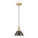 Orwell One Light Mini Pendant in Brushed Champagne Brass (62|3306-S BCB-RBZ)